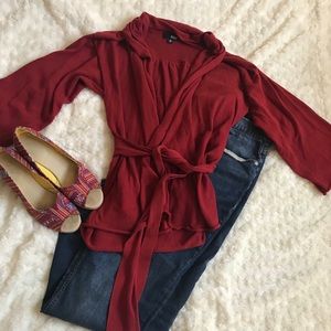 Women’s 3/4 Sleeve Wrap Cardigan